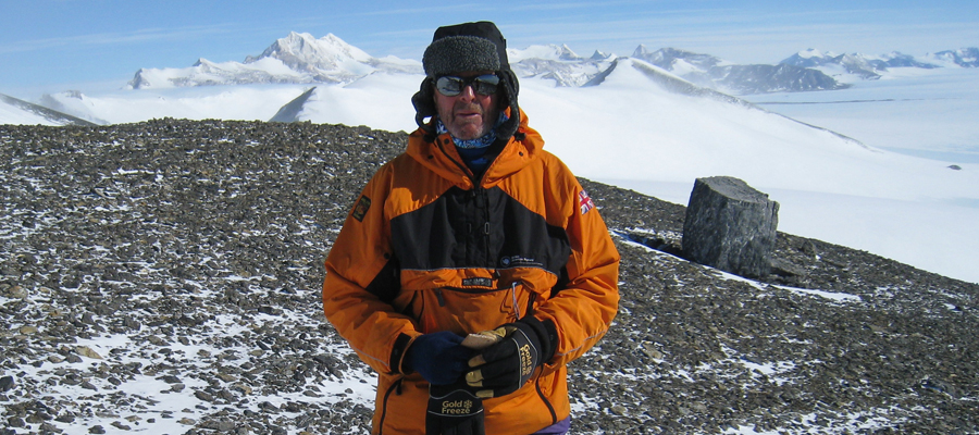 Antarctica: David Sugden in the Patriot Hills