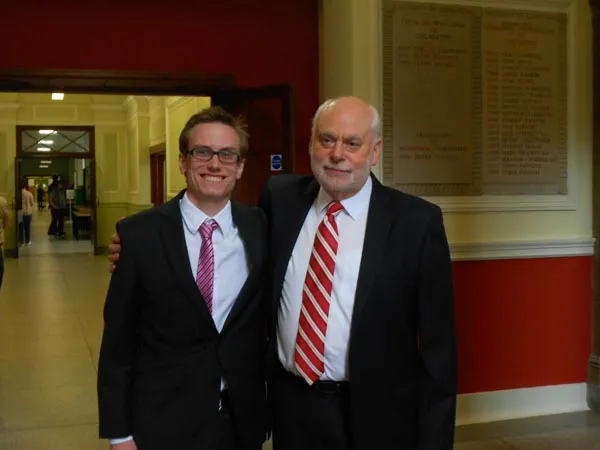 Dr Olof Johansson and Sir Fraser Stoddart