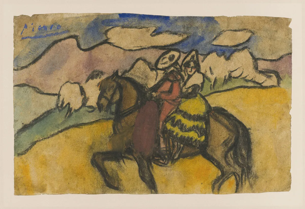 Going to the Fair by Pablo Picasso